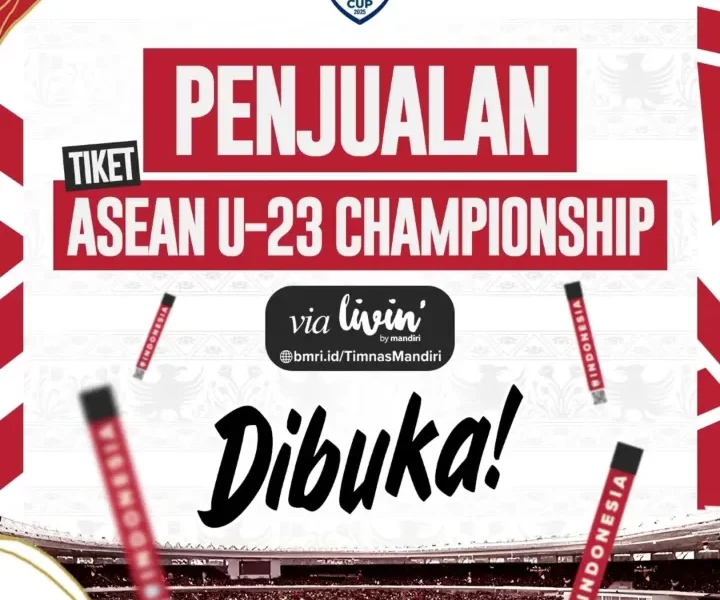 Penjualan Tiket Timnas Indonesia U23 Resmi Dimulai 21 Agustus