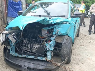 VinFast VF e34 Ringsek, Sopir dan Penumpang Selamat