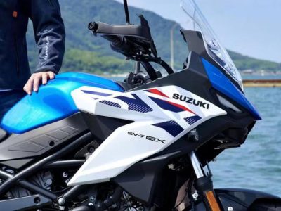 Moge Touring Suzuki SV-7GX Andalkan Mesin V-Twin