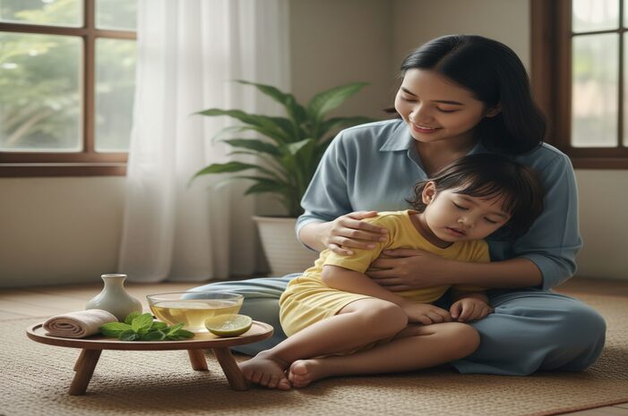 Trik Cepat Atasi Anak Masuk Angin Tanpa Obat Kimia